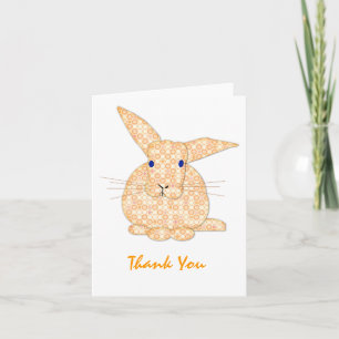 Baby Bunny Applique Yellow Danke