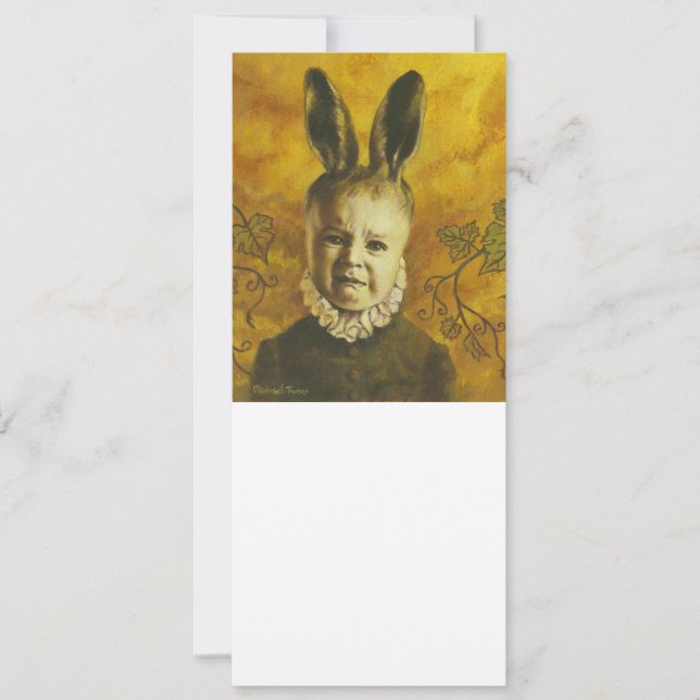 Baby Bunny Einladung (Vorderseite)