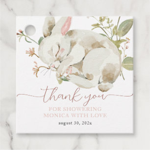 Baby Bunny Es ist eine Girl-Wildblume Geschenkanhänger