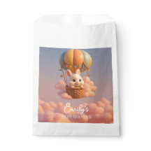 Baby Bunny Hot Air Balloon - Baby Shower Gift Bag