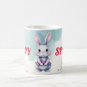 Baby Bunny im Frühjahr Kaffeetasse
