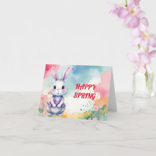 Baby Bunny im Frühjahr Karte