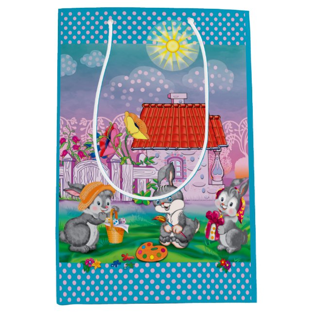 Baby Bunny Mittlere Geschenktüte (Vorderseite)