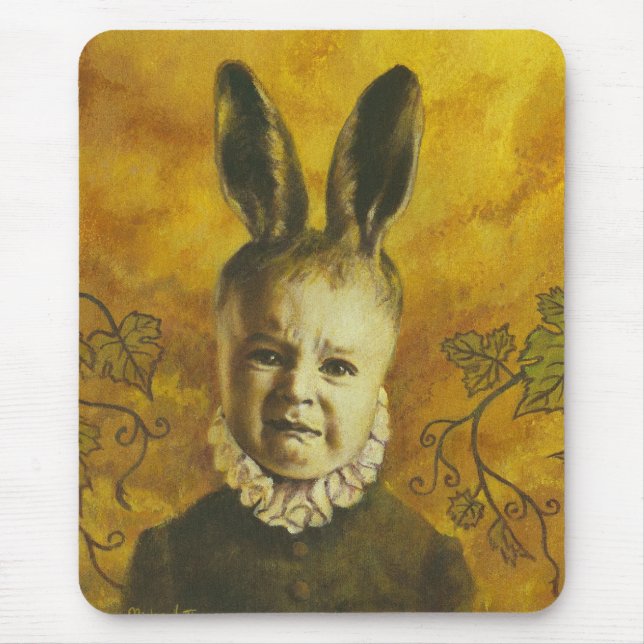 Baby Bunny Mutant Design Mousepad (Vorne)