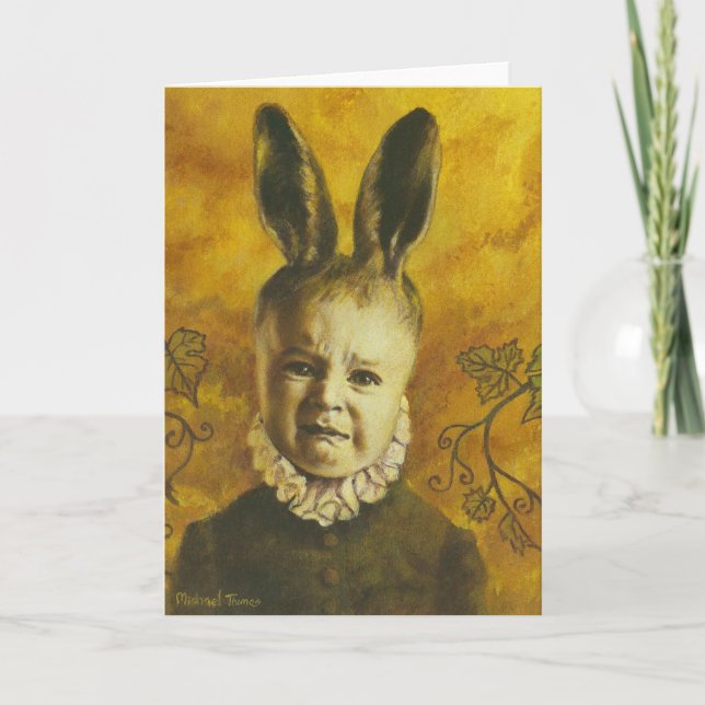 Baby Bunny Mutant Greetings Card Karte (Vorderseite)