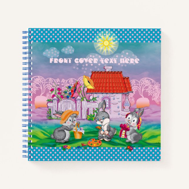 Baby Bunny Notizbuch (Vorderseite)