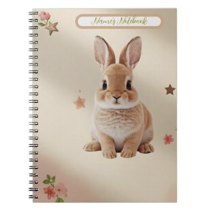 Baby Bunny Pastell-Notizbuch Notizblock