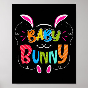 Baby Bunny Premium Tri-Blend Poster