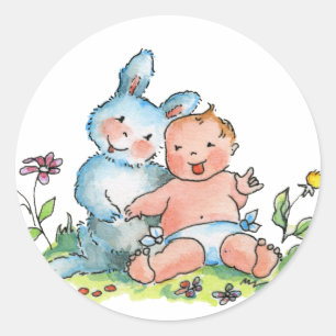 Baby Bunny Rabbit Sticker