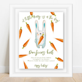 Baby Bunny - Schnuller-Jagd Kinderdusche Poster