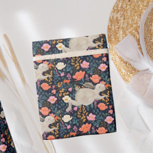 Baby Bunny Woodland Babydusche Geschenkpapier