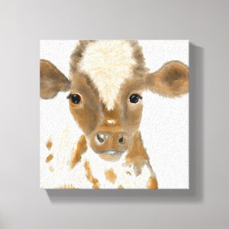 Baby Calf Leinwanddruck