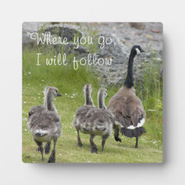 Baby Canada Ges mit Quote Foto Fotoplatte