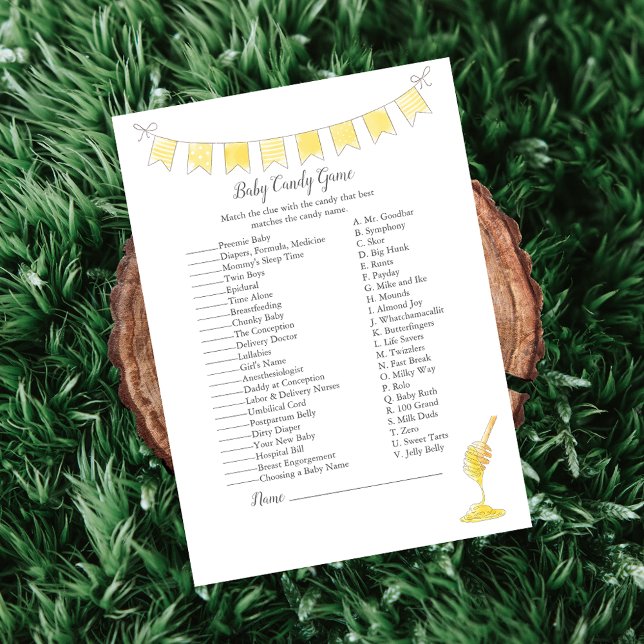 Baby Candy Game Boy Teddy Bear and Honey Card Programm (Von Creator hochgeladen)