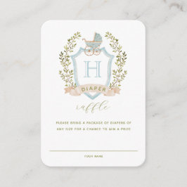 Baby Carriage Wappen | Einschließung des Windelwin Begleitkarte