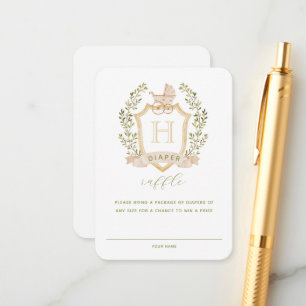 Baby Carriage Wappen   Einschließung des Windelwin Begleitkarte