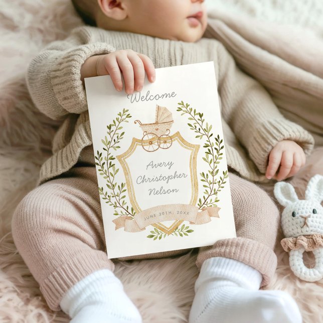 Baby Carriage Wappen | Neutrales Krankenhauszeiche Ankündigung (Von Creator hochgeladen)