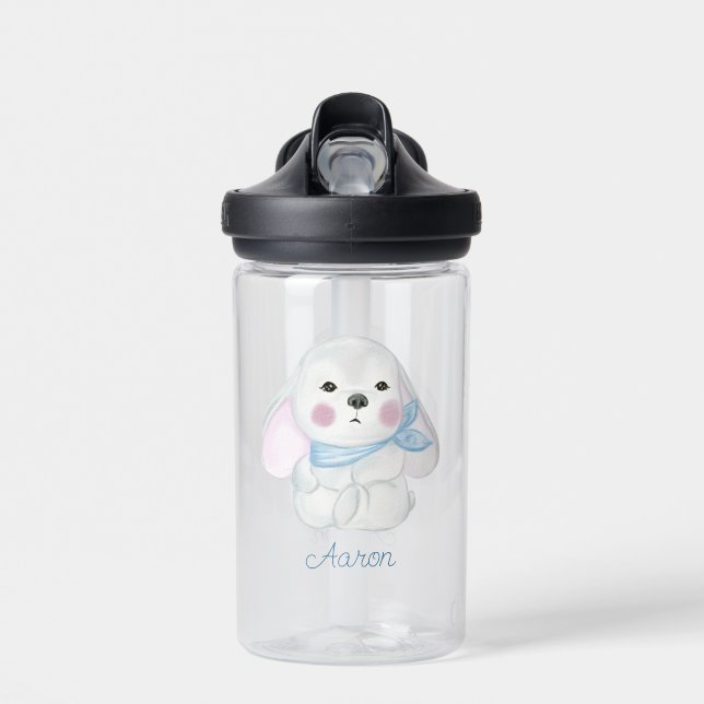 Baby Cartoon Rabbit Personalisiert Trinkflasche (Vorne)