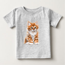 Baby Cat Baby T - Shirt - Malerei