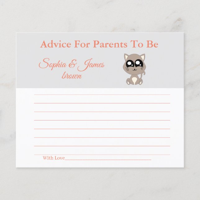 Baby Cat | Beratung für Mama & Vater Kinderdusche Flyer (Vorne)