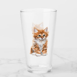 Baby Cat Glass Glas