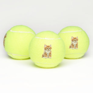Baby Cat Tennis Balls Geschenk Tennisbälle