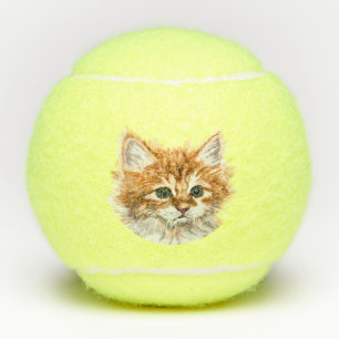 Baby Cat Tennis Balls Geschenk Tennisbälle