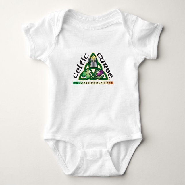 Baby Celtic Curse Strampler (Vorderseite)