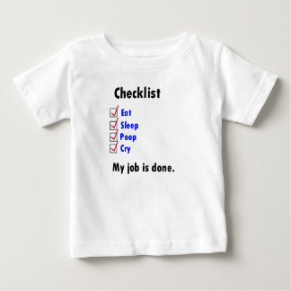 Baby Checkliste Baby T-shirt