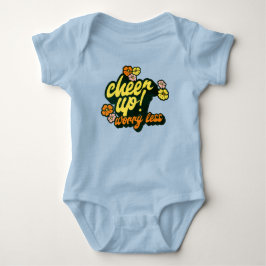 BABY CHEER UP WORRY LESS BODY SUIT STRAMPLER