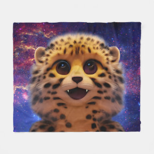 Baby Cheetah Fleecedecke