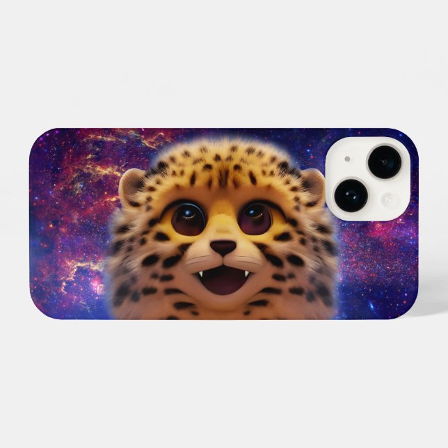 Baby Cheetah iPhone Hülle (Rückseite (Horizontal))