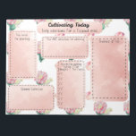 Baby Chick Fresh Spring Mindset Daily Intention Notizblock<br><div class="desc">Start your day by planting the right thoughts. The Cultivating Today Tear-Off Notepad is a daily mindset tool designed to help you clear mental clutter, focus your intentions, and intentionally cultivate the life you want to grow. Inspired by the rhythms of nature and the practice of tending a garden, this...</div>