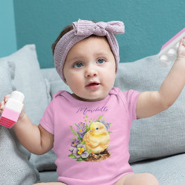 Baby Chick Girl Strampler