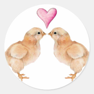 Baby Chick Liebe Sticker
