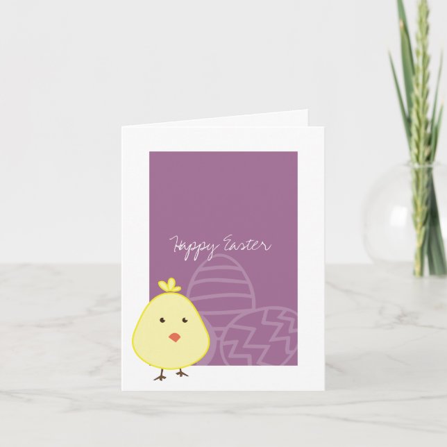 Baby Chick Oaster Cards Feiertagskarte (Vorderseite)