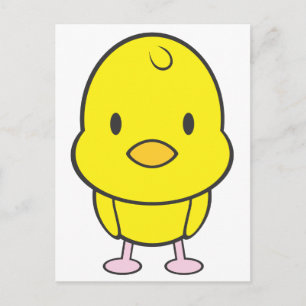Baby Chicken Cartoon Postkarte