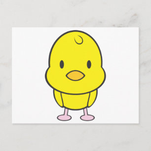 Baby Chicken Cartoon Postkarte