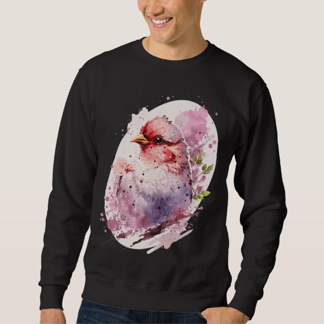 Baby Chicken Chick Cherry Blossom Japanese Farm An Sweatshirt (Vorderseite)