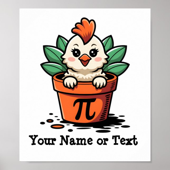 Baby Chicken Pot Pi Poster (Vorne)