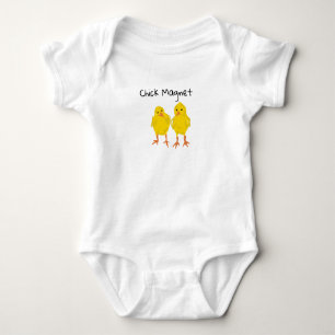 Baby Chicks Malerei Chick Magnet Baby Bodysuit Baby Strampler