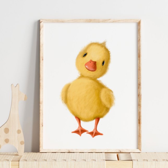 Baby Chicks Print | Baby Chips Aquarellfarbe Print Poster (Von Creator hochgeladen)