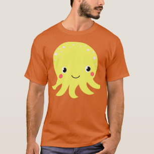 Baby Child Yellow Gold Octopus T-Shirt