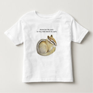 Baby Chipmunk gesegnet sind die Meek Kleinkind T-shirt