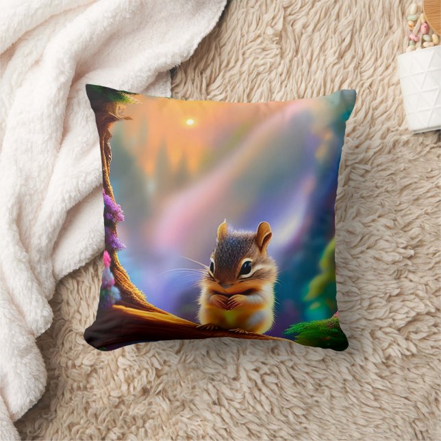 Baby Chipmunk Kissen (Decke)