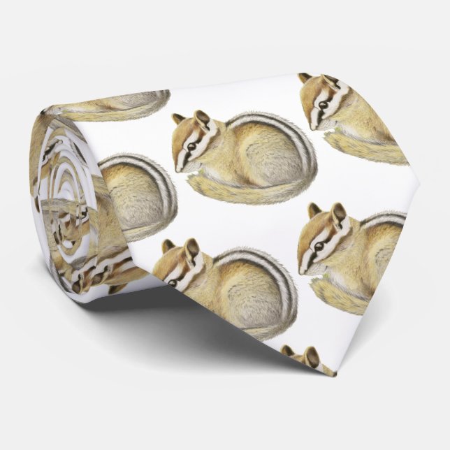 Baby Chipmunk Neck Tie Krawatte (Gerollt)