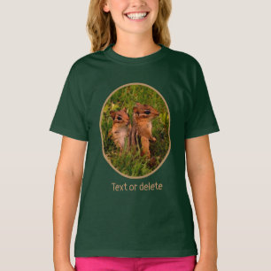 Baby Chipmunks Animal Art Personalisiert T-Shirt