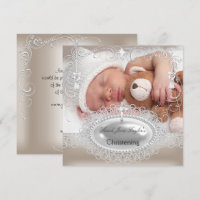 Baby Christening Taufe Girl Boy Silver Cross