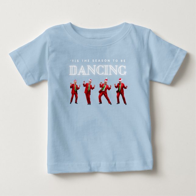 Baby Christmas Trump Tancing T - Shirt (Vorderseite)