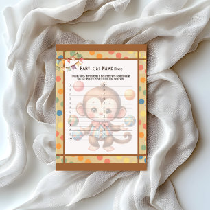 Baby Circus_ Baby Girl Name Race Game Briefbogen